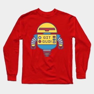 GIT GUD classic robot Long Sleeve T-Shirt